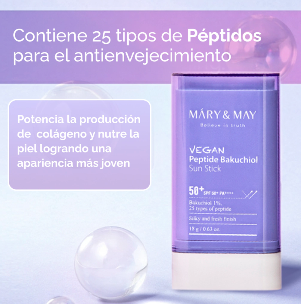 VEGAN PEPTIDE BAKUCHIOL SUN STICK SPF50+ PA++++